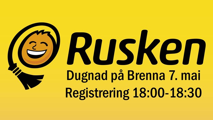 Rusken 7. mai - Den som deltar får rabatt på velkontingenten!