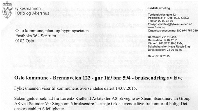 Fylkesmannen tillater bygging av leiligheter på låven